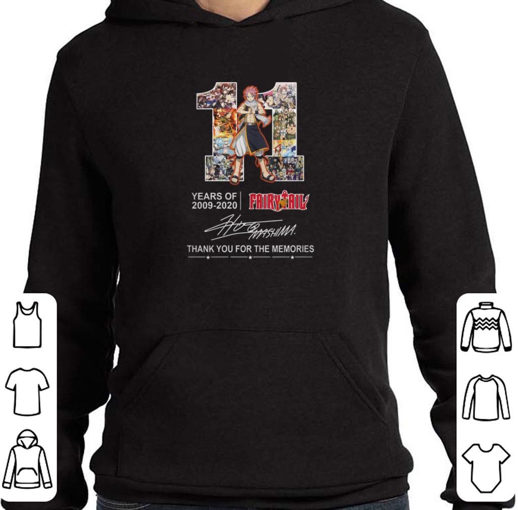 Premium 11 Years of Fairy Tail 2009-2020 thank you for the memories shirt