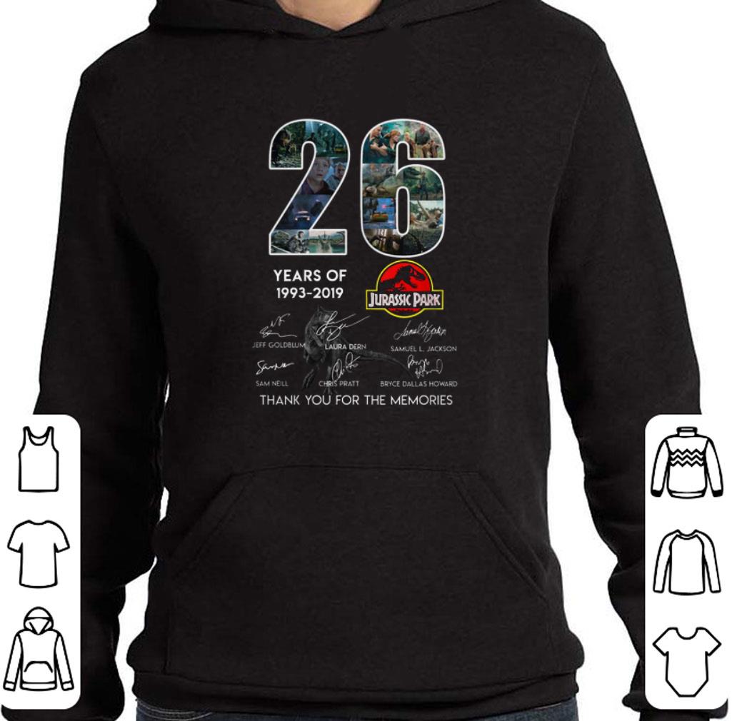 Premium 26 Years of Jurassic Park 1993-2019 Signatures shirt