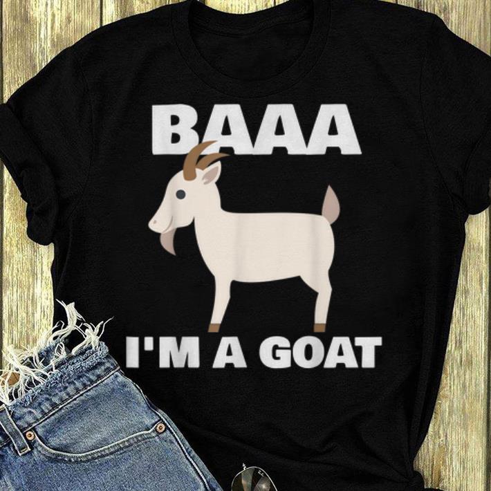 Premium Baa I'm A Goat Costume Animal Funny Halloween Party shirt