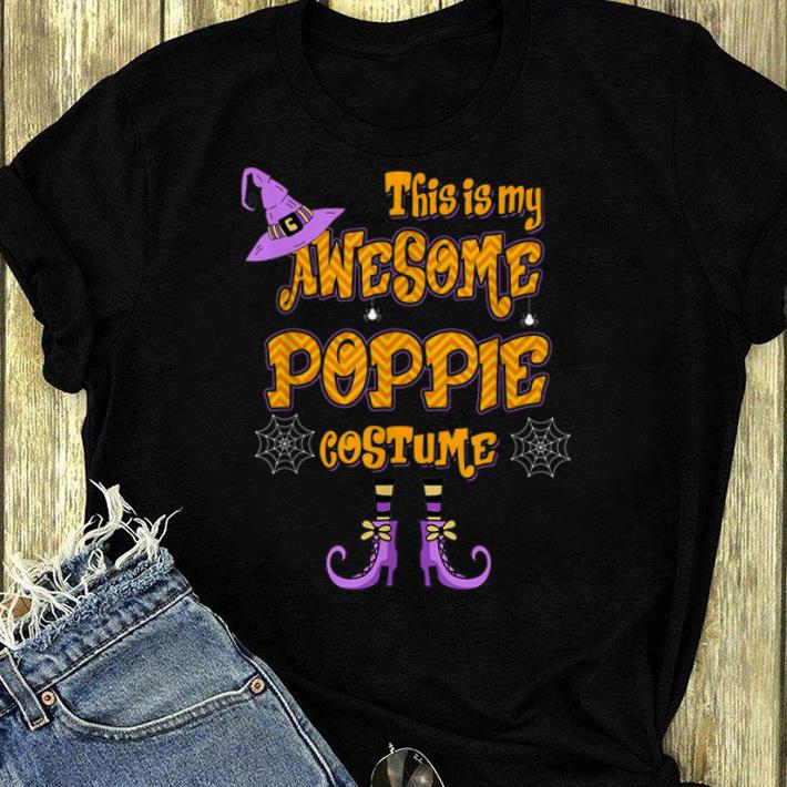 Premium Halloween This Is My Awesome Poppie Costume shirt