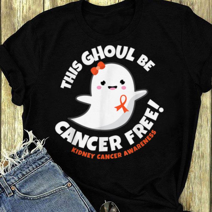 Premium Kidney Cancer Free Survivor Halloween Cute Ghost Girl Gift shirt