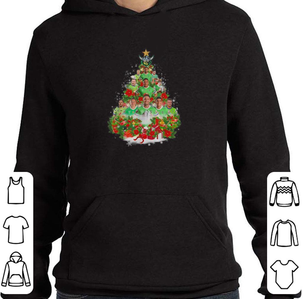 Pretty Canberra Raiders players Christmas trees shirt