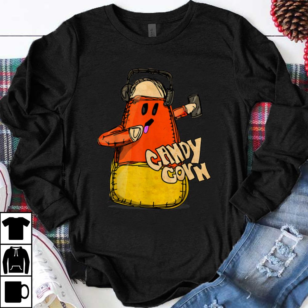 Pretty Candy Corn Hipster Halloween Graphic Great Gift for Boys shirt