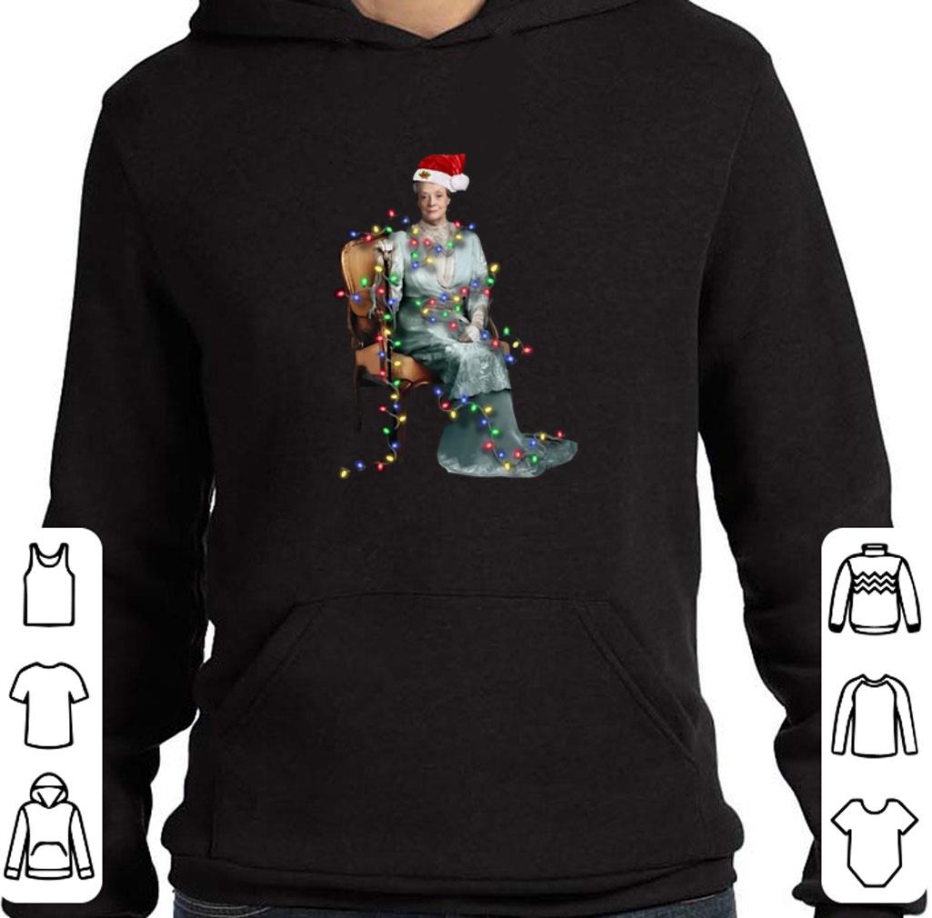 Santa Violet Crawley Christmas lights shirt