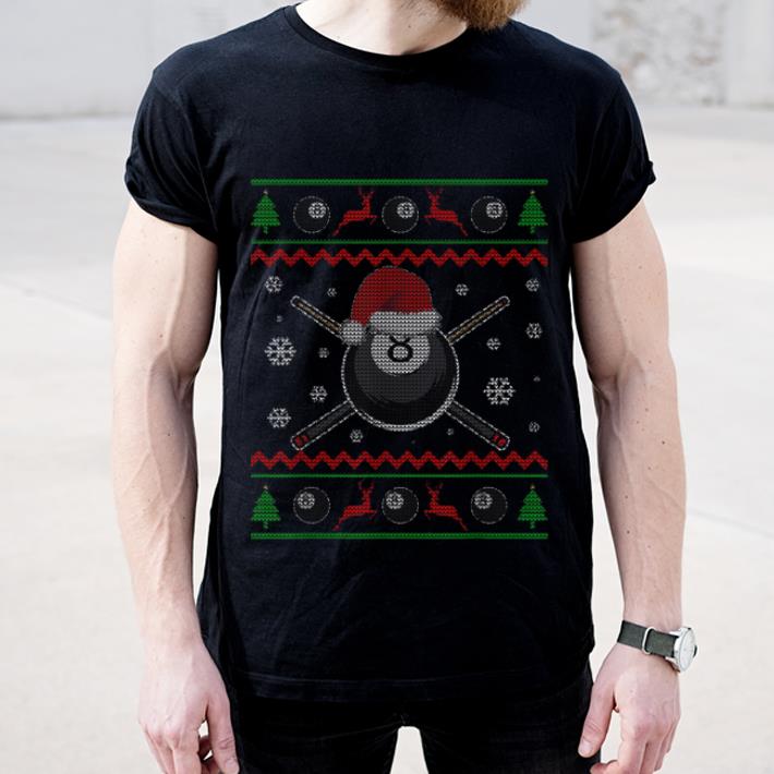 Top CHRISTMAS Billiards Pool Snooker Sport Player Funny Gift shirt