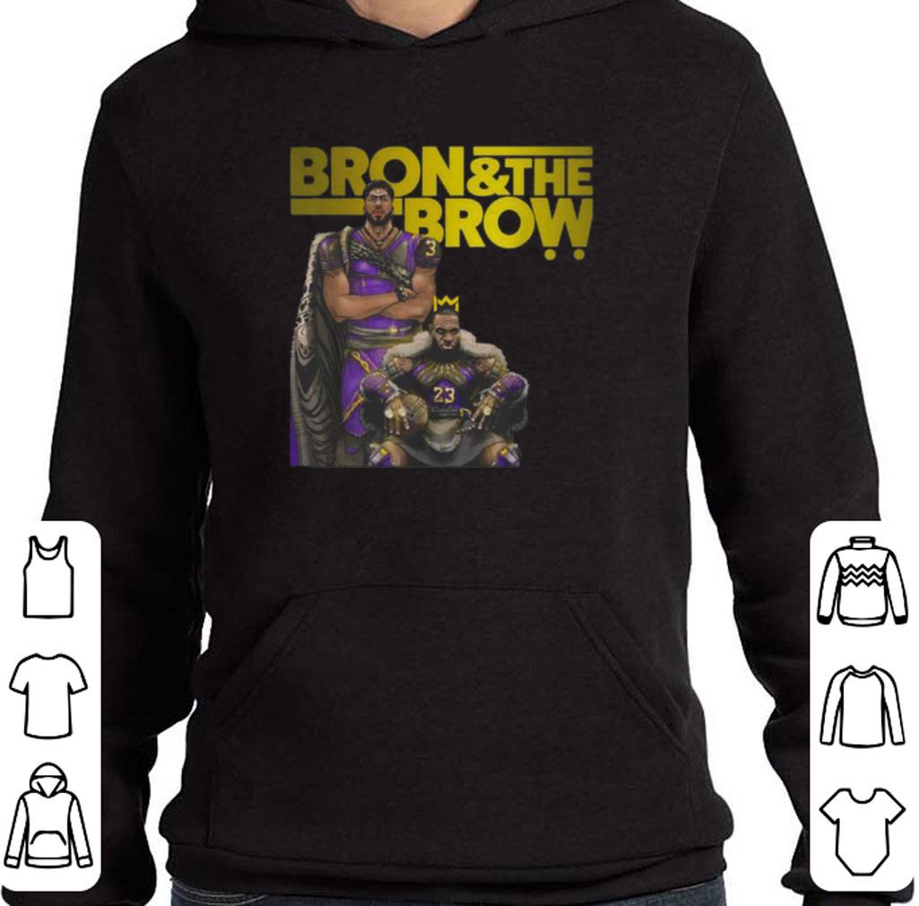 Top LeBron James Bron & The Brow Anthony Davis Lakers shirt