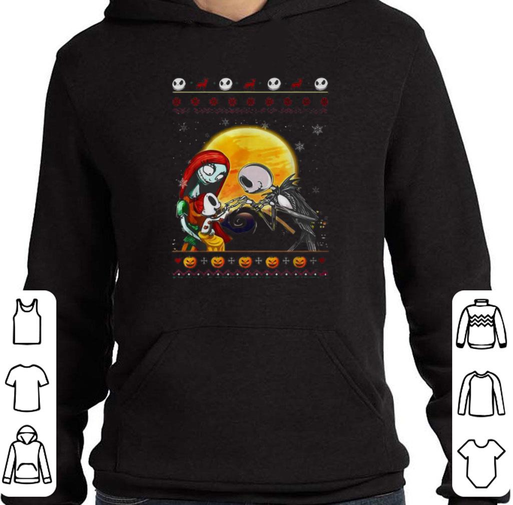 Awesome Jack Skellington and Sally ugly Christmas shirt