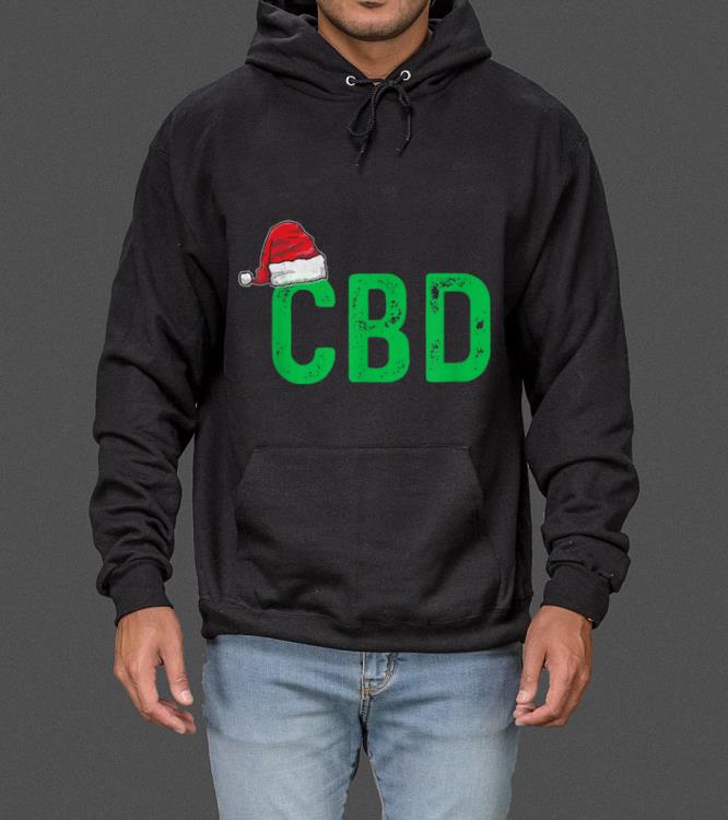 CBD Women Men Christmas Gift Santa Hat CBD Oil sweater