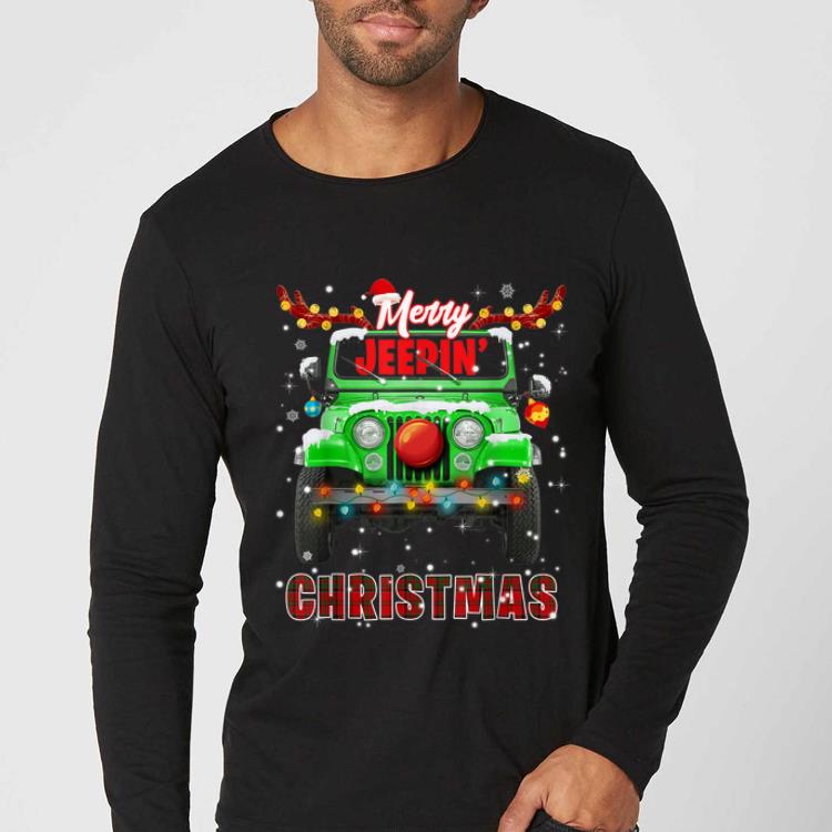 Hot Merry-Jeepin Jeepmas Jeep Christmas Racing Racer Lover shirt