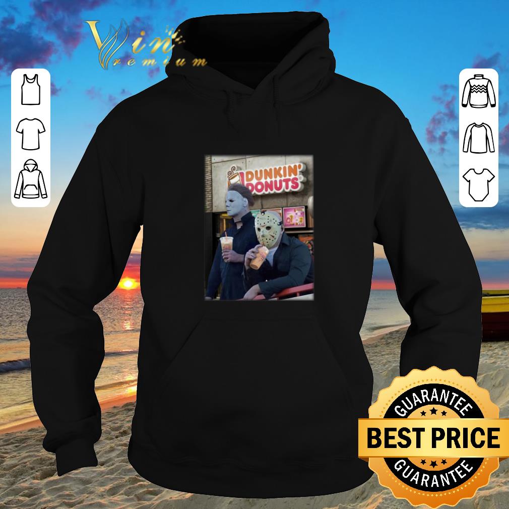 Hot Michael Myers Jason Voorhees drink Dunkin' Donuts shirt sweater
