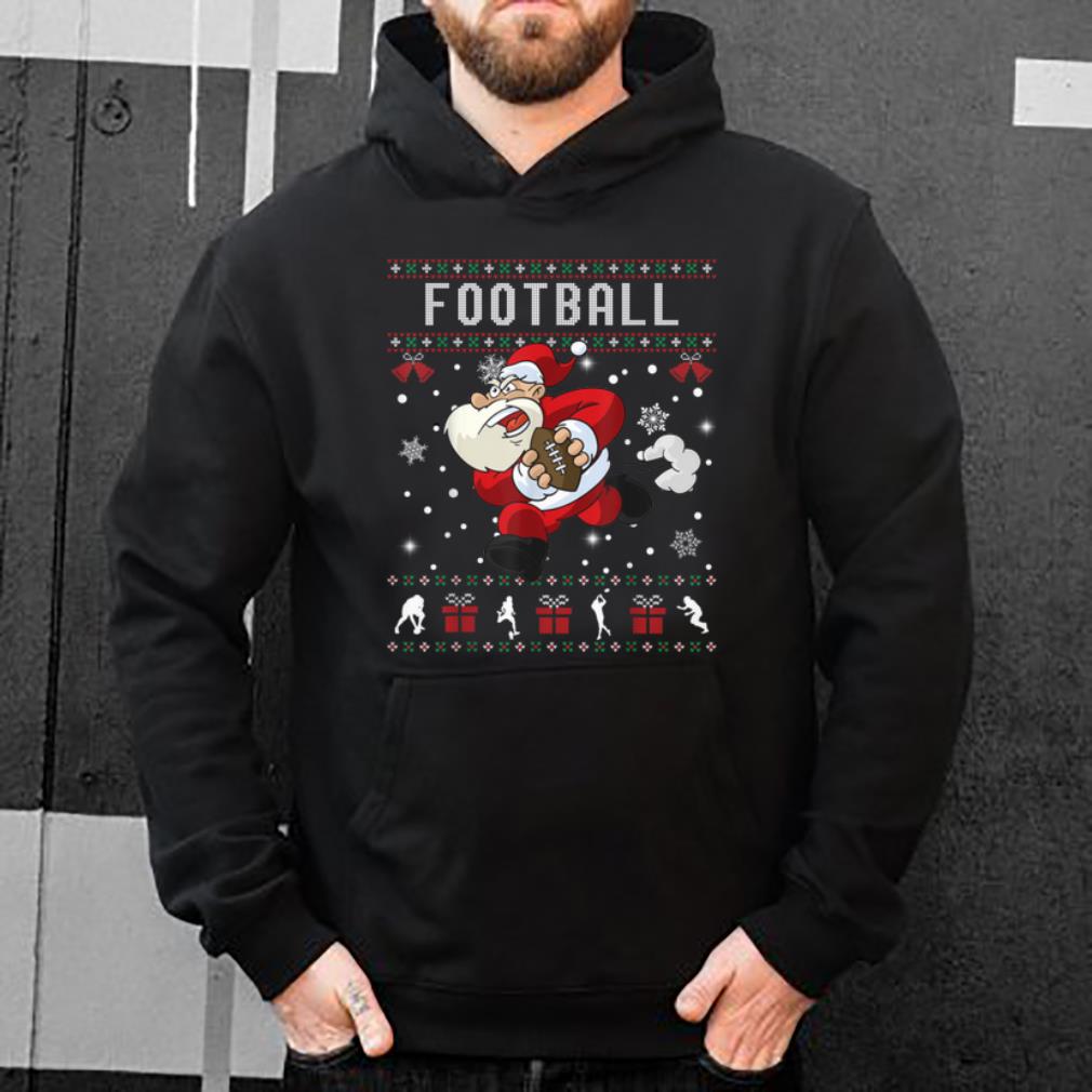 Nice American Football Santa Claus Ugly Christmas Sweater Sport shirt