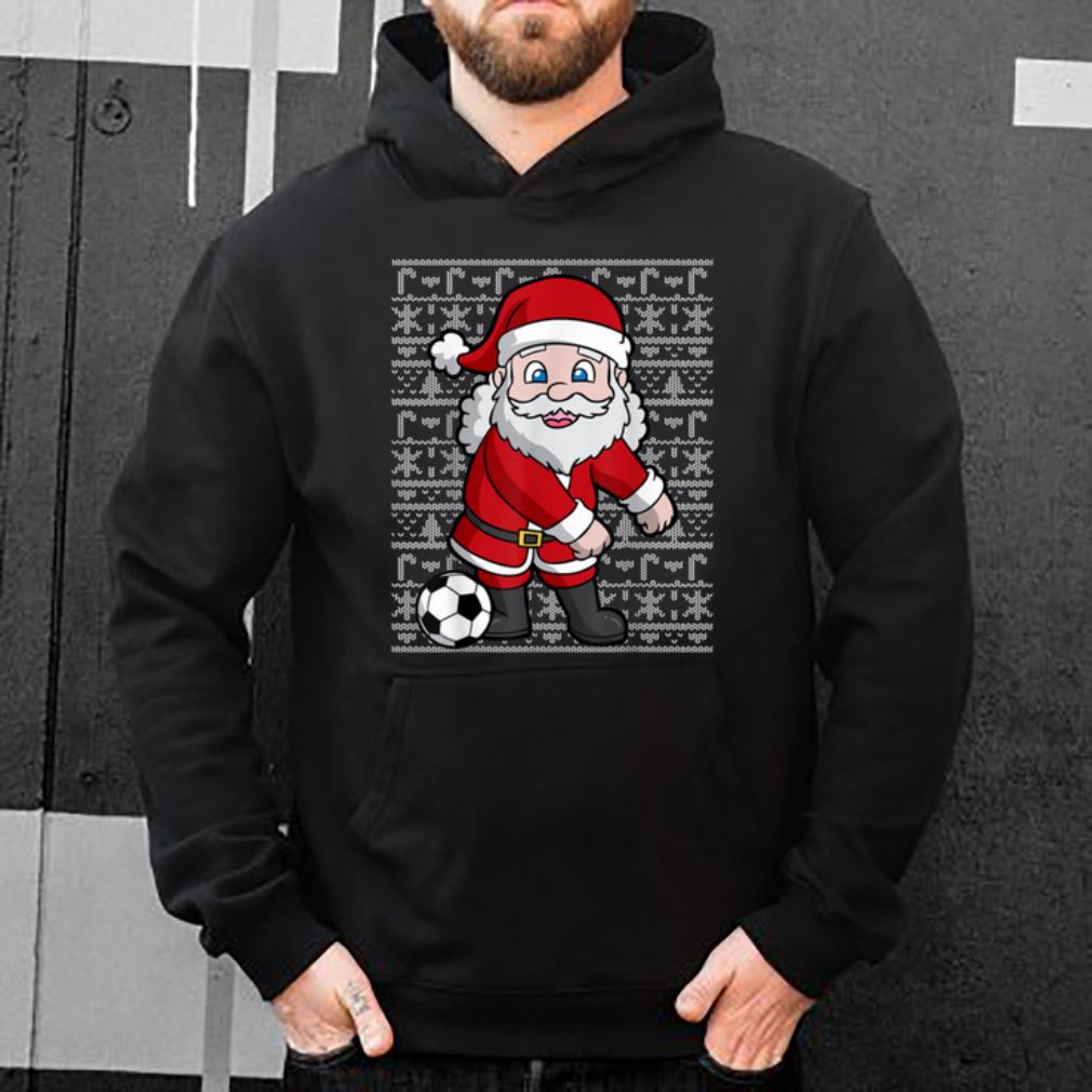 Nice Christmas Floss Like A Boss Santa Soccer Flossing Gift shirt