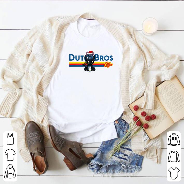 Nice Stitch and Toothless Dutch Bros Coffee Christmas shirt