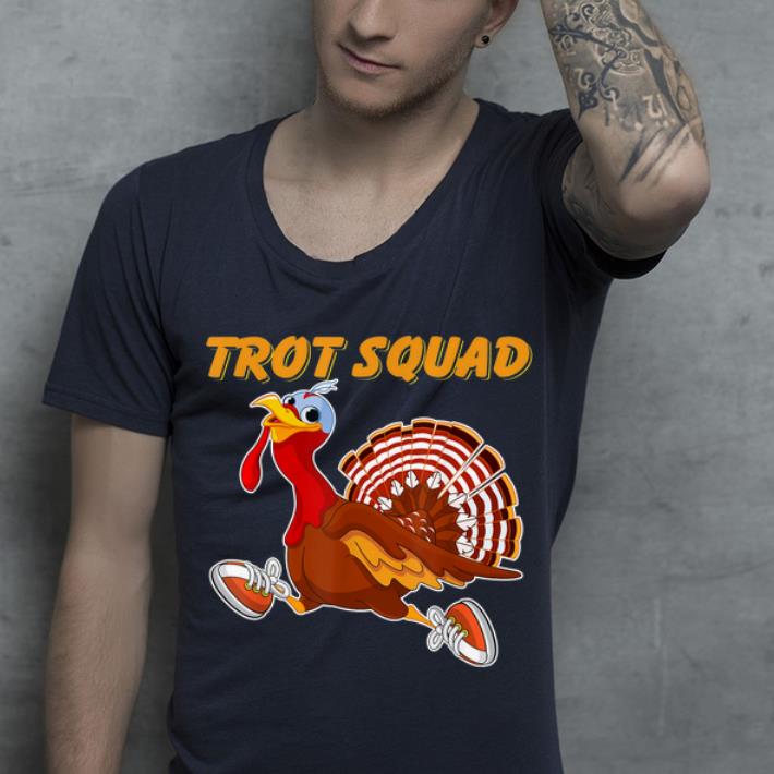 Nice Turkey Trot Squad Thanksgiving Matching Family Running Race shirt