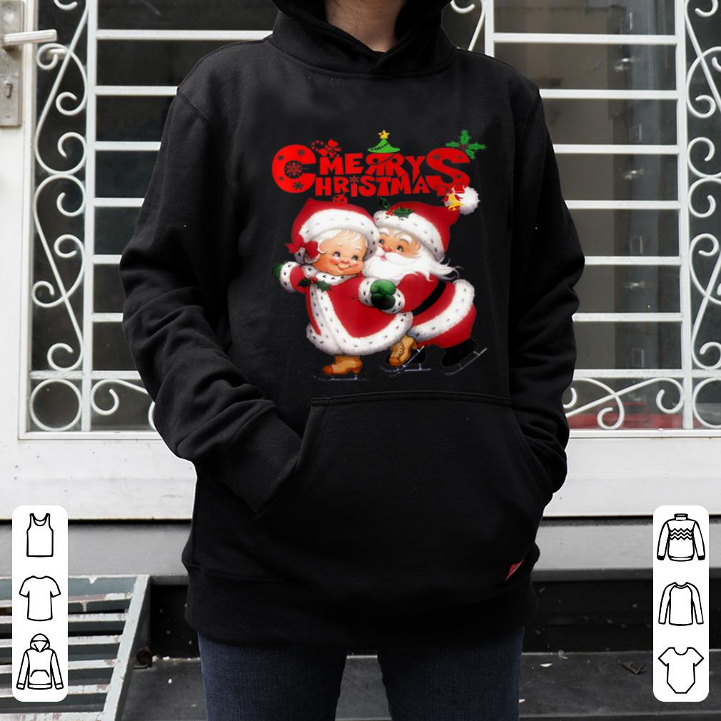 Official Happy christmas Cute Mrs Claus and Mr Claus shirt