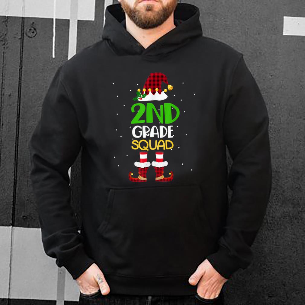 Original 2nd Grade Squad Christmas Elf Cute For Teacher Students shirt