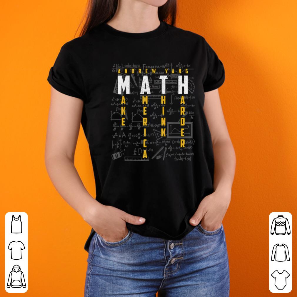 andrew yang math shirt