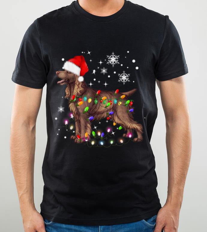 Original Christmas Lights Field Spaniel Dog shirt