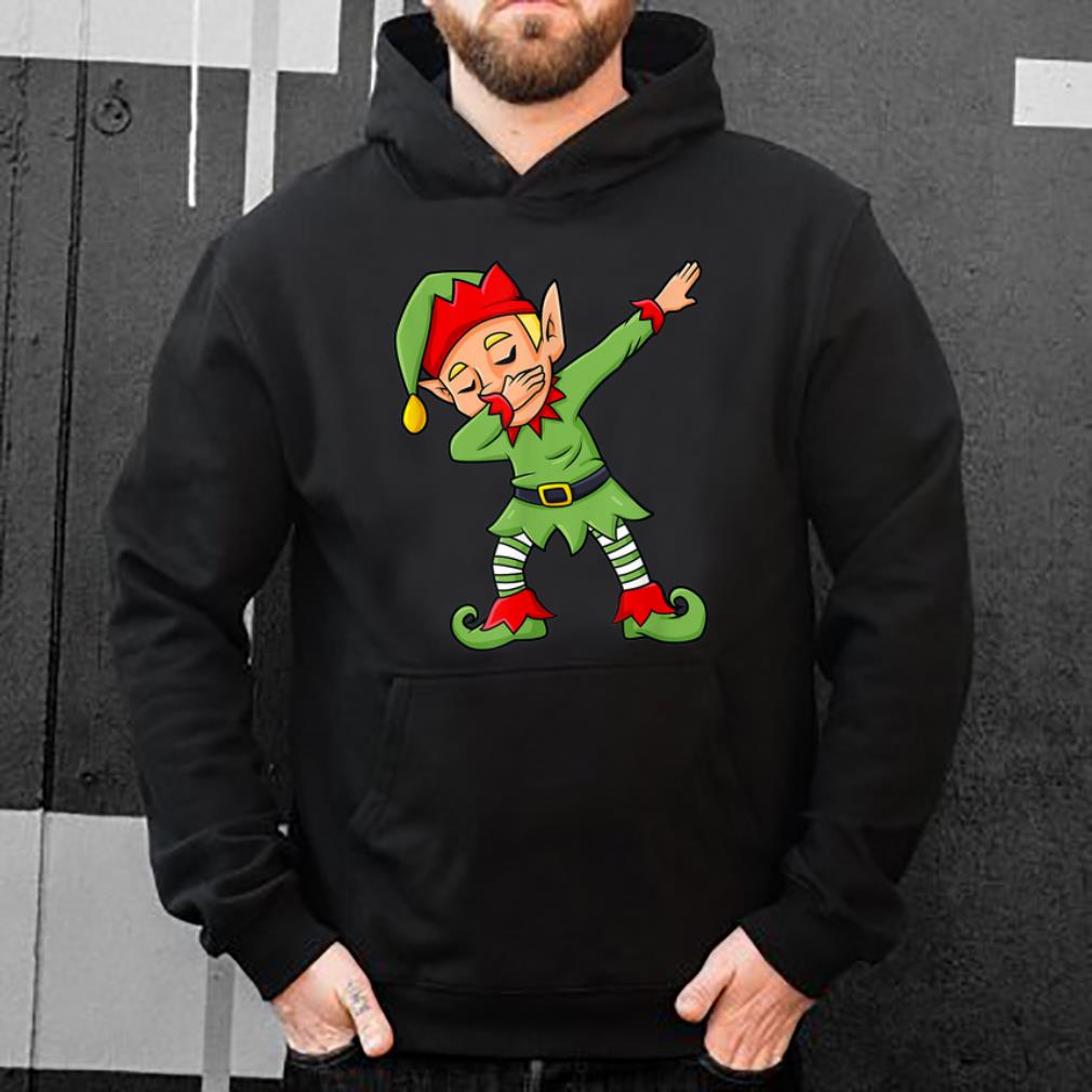 Original Dabbing Elf Funny Christmas Boys Girls Kids Dab Xmas shirt