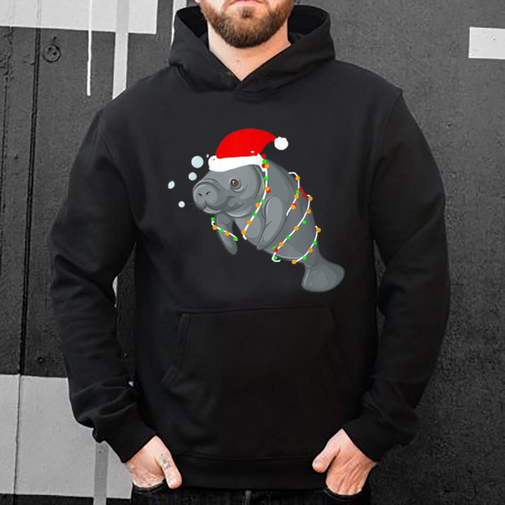 Original Festive Manatee Ugly Christmas shirt