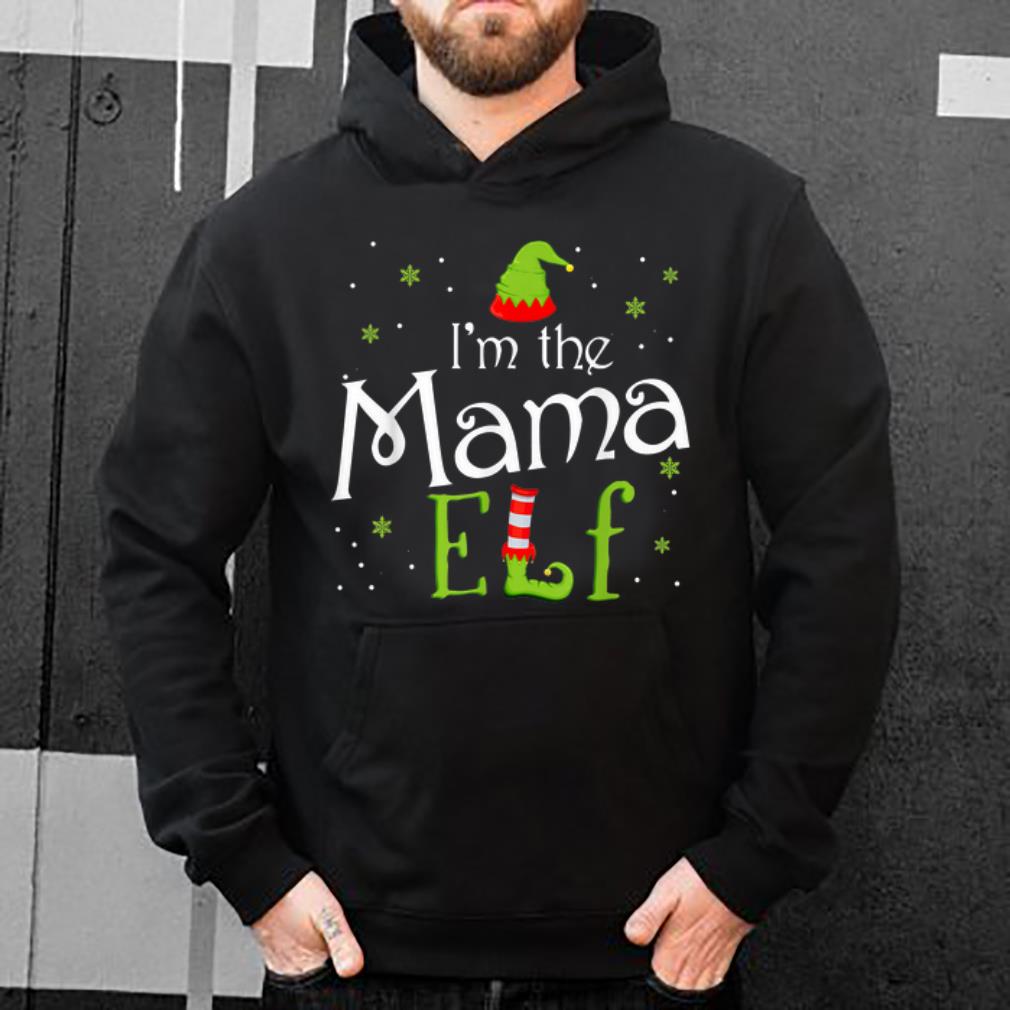 Original I'm The Mama Elf Funny Group Matching Family Xmas Mom Gift shirt