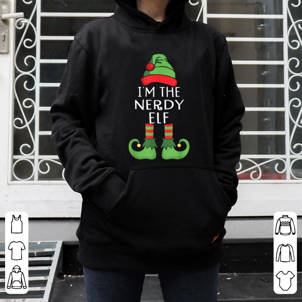 Original Matching Family Group Xmas Gifts I'm The Nerdy Elf shirt