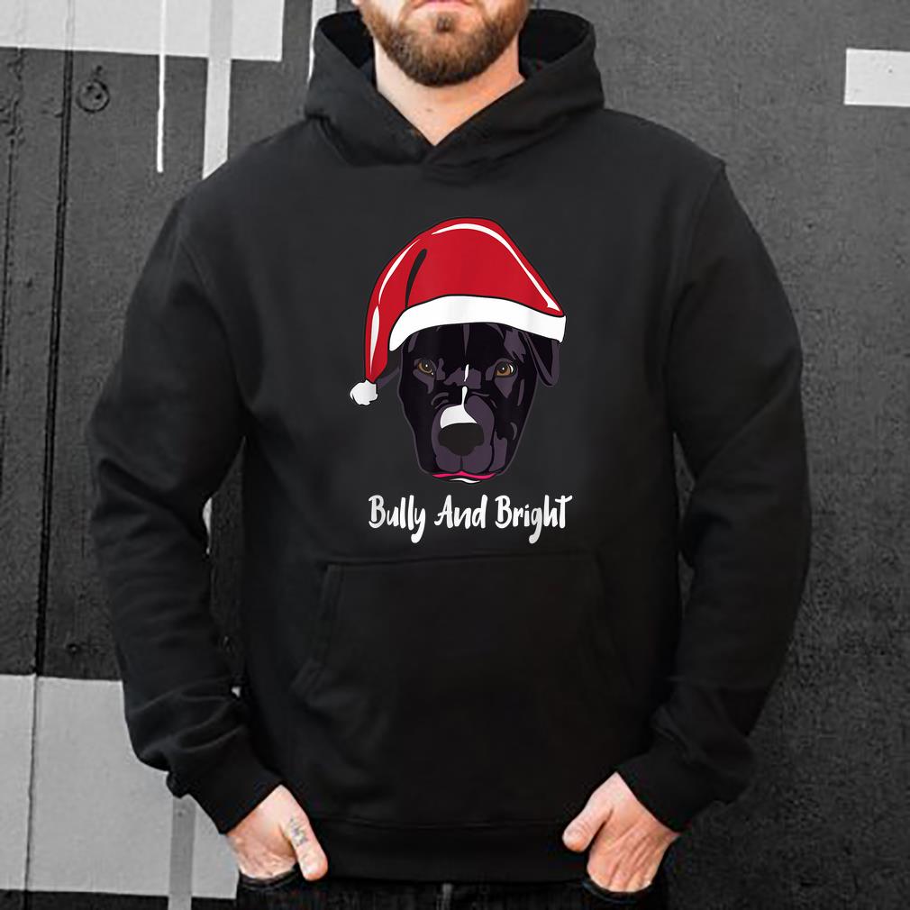 Original Santa American Bulldog Christmas Bully And Bright Dog Gift shirt