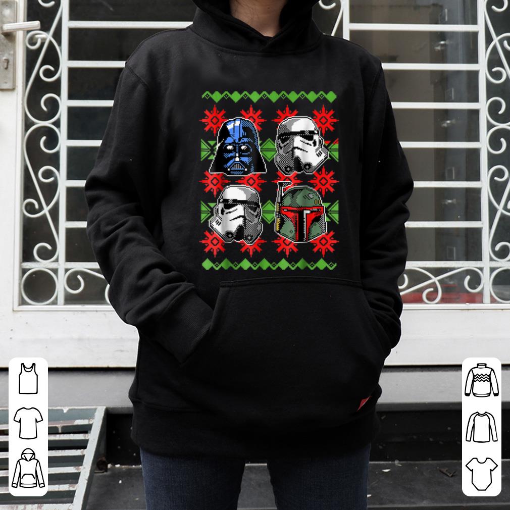 Original Star Wars Ugly Christmas Sweater Empire Helmets sweater