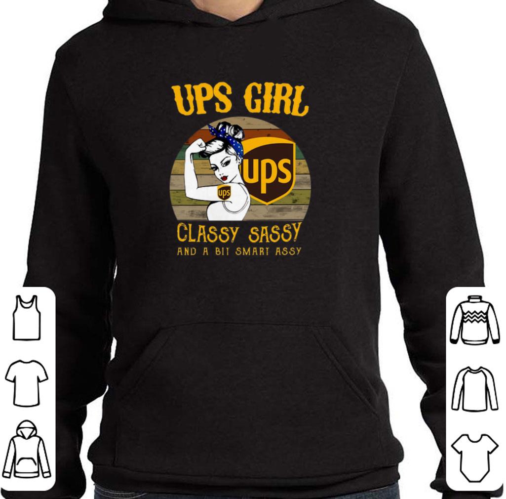 Original UPS girl classy sassy and a bit smart assy vintage shirt
