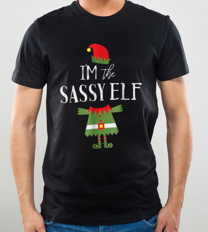 Premium I'm The Sassy Elf Matching Family Group Christmas shirt