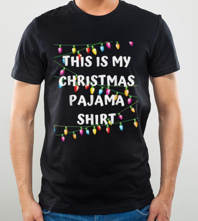 Premium This Is My Christmas Pajama - Lights Funny Holiday shirt