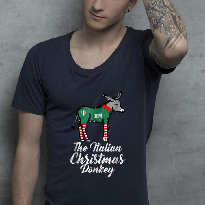 Pretty Italian Christmas Donkey American Italian Xmas Gift shirt