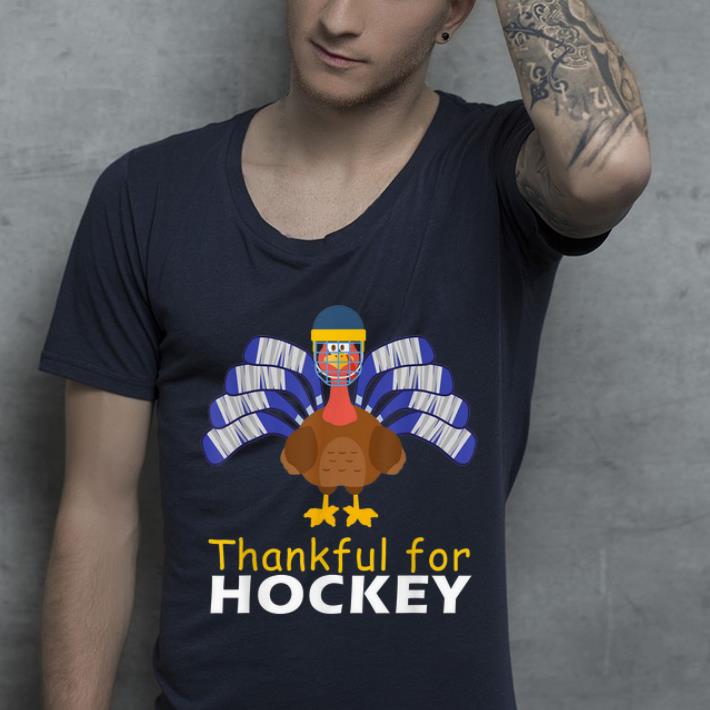 Pretty Thankful For Hockey Turkey Thanksgiving Costume Gift shirt