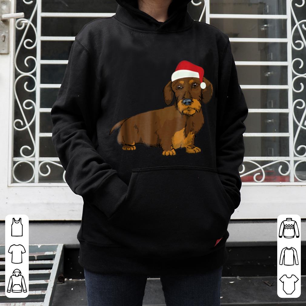 Pretty Wirehaired Dachshund Dog Christmas Pajama Xmas Gifts shirt