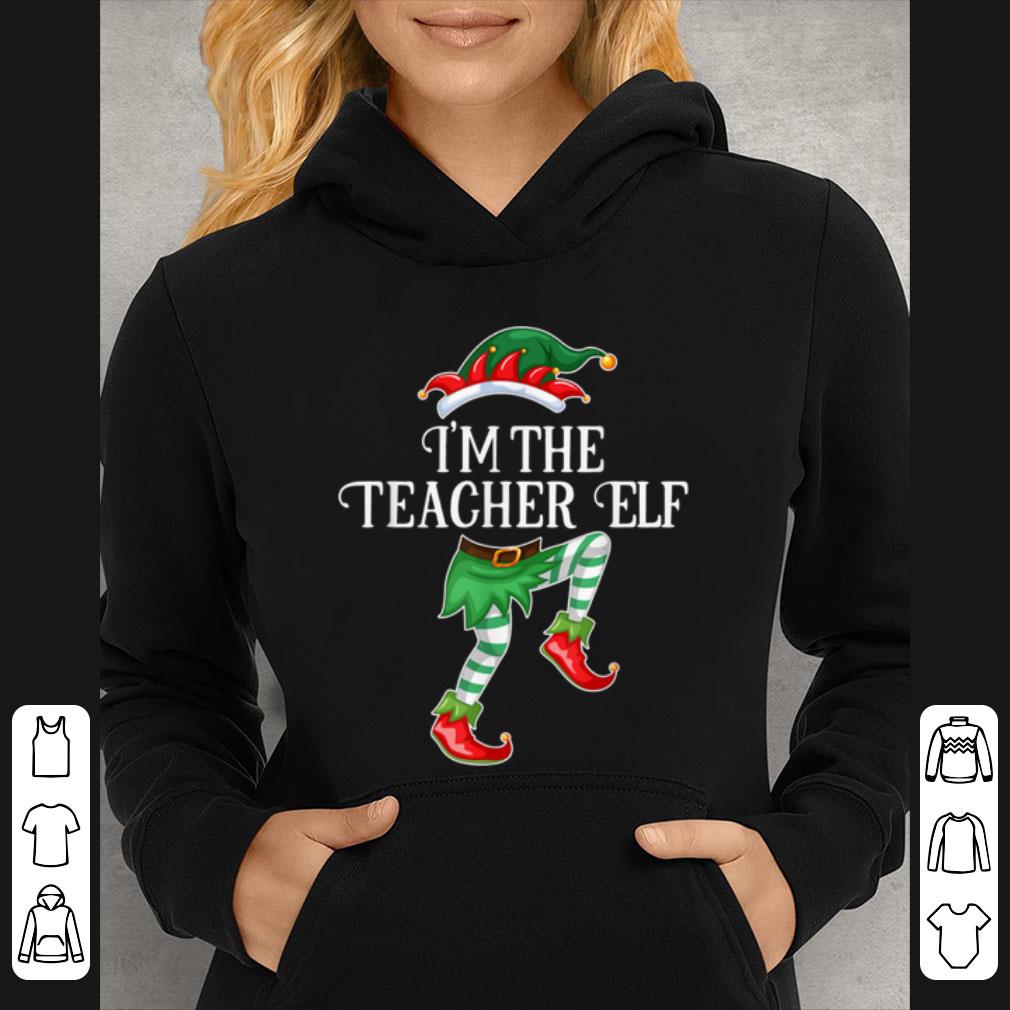 Top I'm the Teacher Elf Christmas Matching Family Group Gift shirt