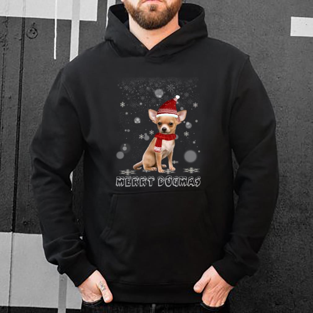 Top Merry Dogmas Chihuahua dog Snow Christmas Eve Xmas shirt