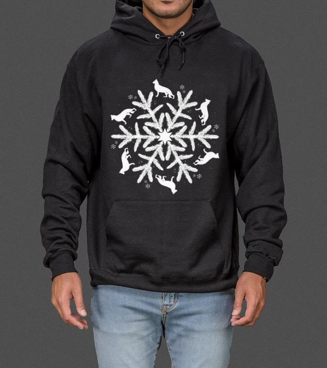 Awesome German Shepherd Christmas Snowflake sweater