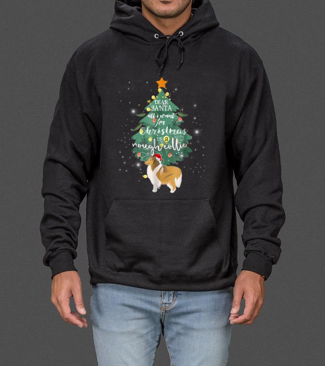 Hot All I Want For Christmas Is A ROUGH COLLIE Cute Gift sweater