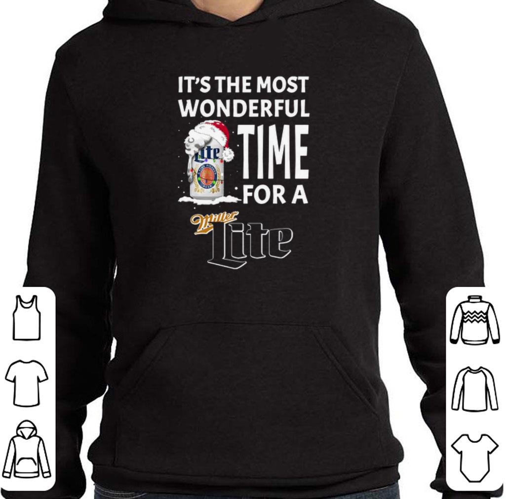 It's the most wonderful time for a Miller Lite Christmas shirt