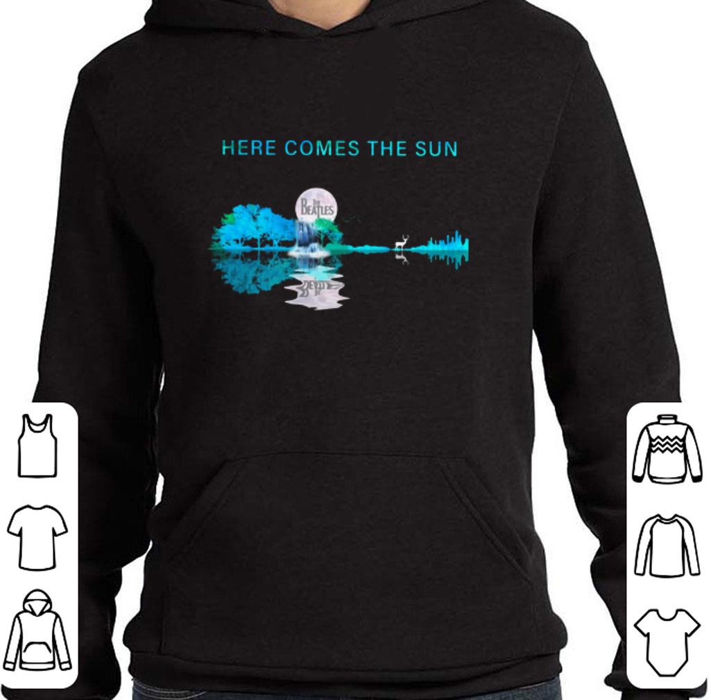 Moon The Beatles here comes the sun guitar lake shirt