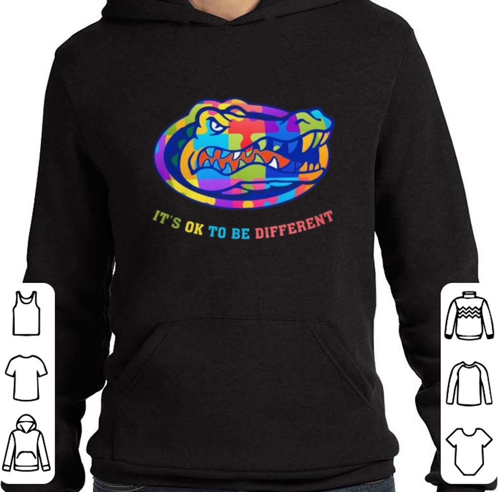 Nice Florida Gators Autism It's OK To Be Different shirt