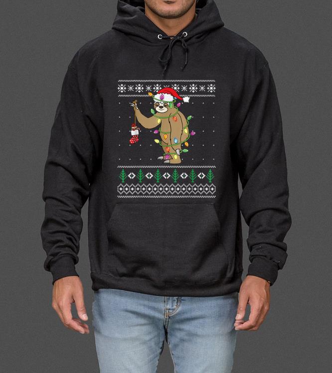 Nice Funny Christmas Women Men Sloth Ugly Christmas sweater