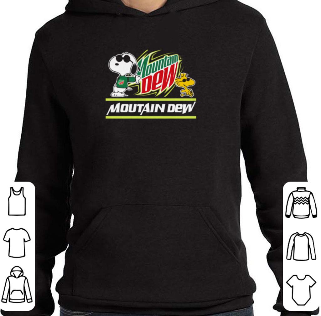 Nice Snoopy Woodstock Mountain Dew Peanuts Star Wars shirt