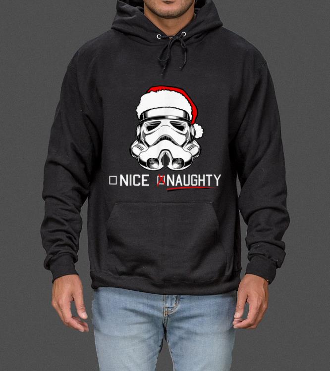 Nice Star Wars Stormtrooper Nice Or Naughty Christmas sweater