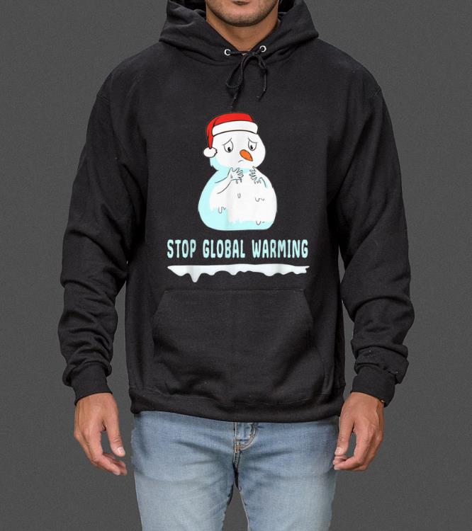 Nice Stop Global Warming Cute Melting Snowman Christmas Gift sweater