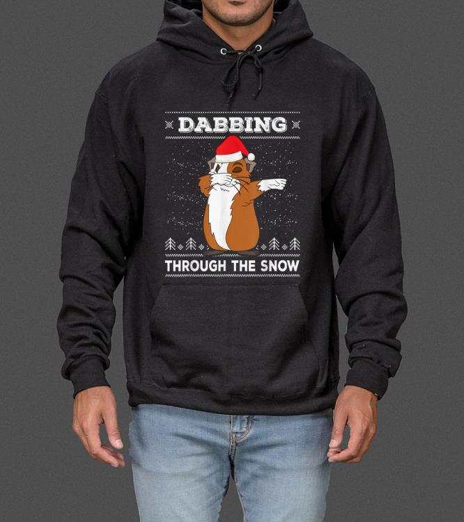 Official Dabbing Through The Snow Guinea Pig Ugly Christmas sweater