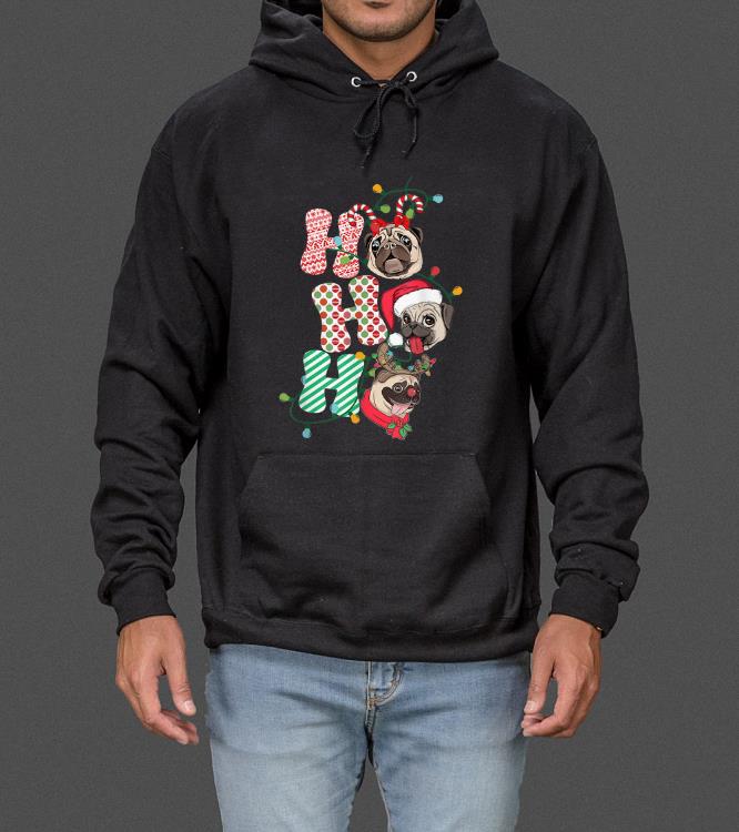 Official Pug Christmas Ho Ho Funny Pug Lovers Christmas Pajama Xmas sweater