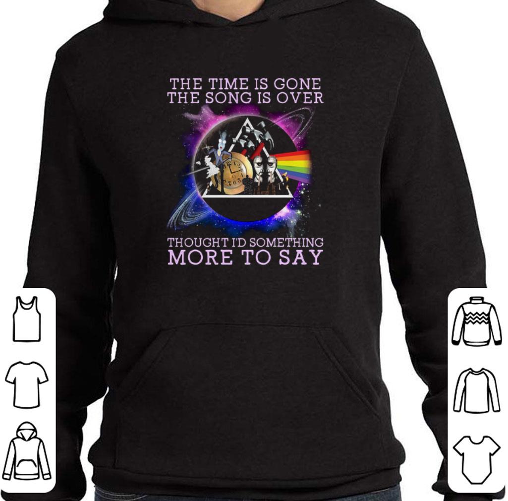 Original Pink Floyd the time is gone the song is over thought Time lyrics shirt