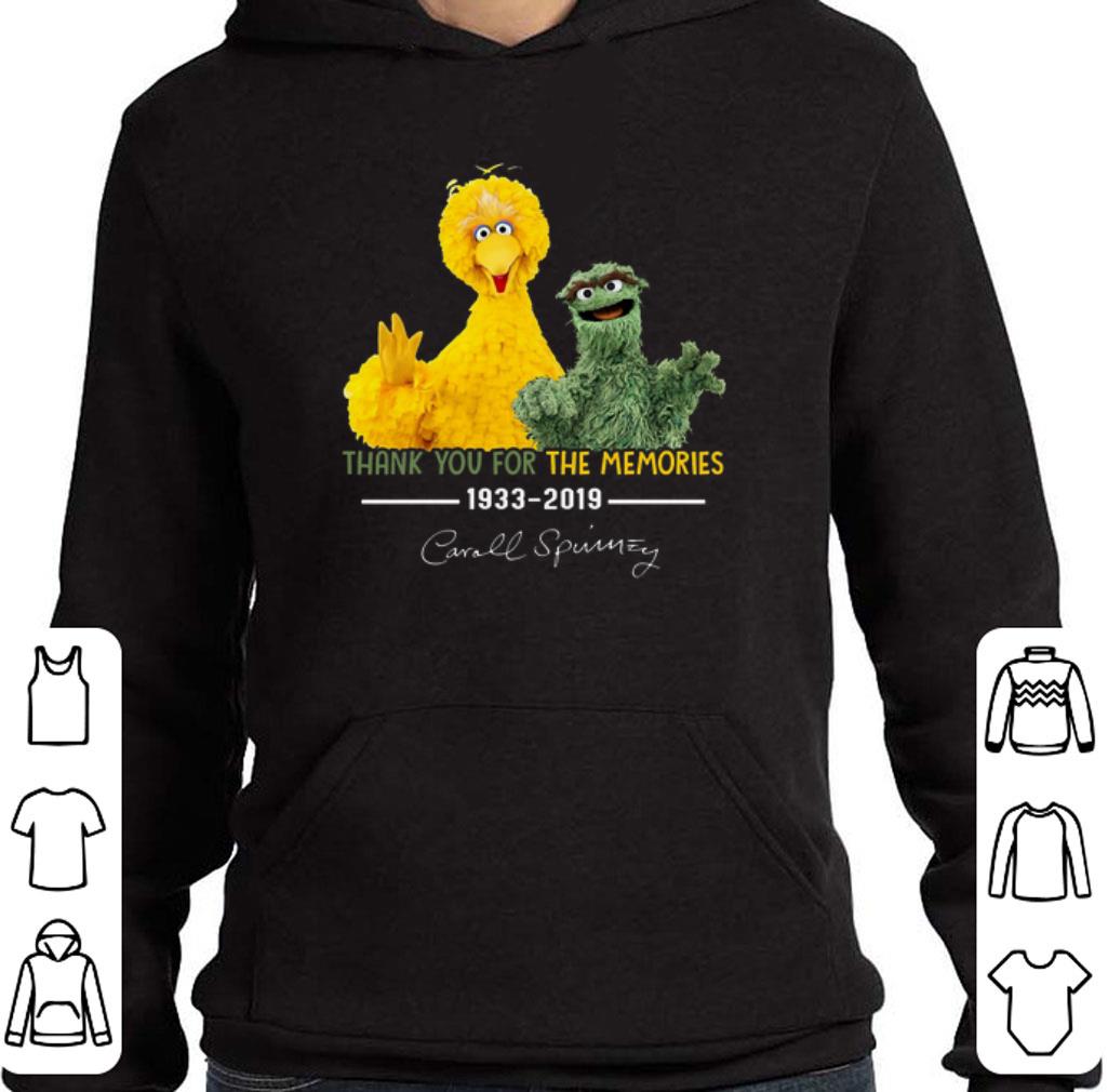 Original Sesame Street thank you for the memories 1933 2019 Caroll Spinney shirt