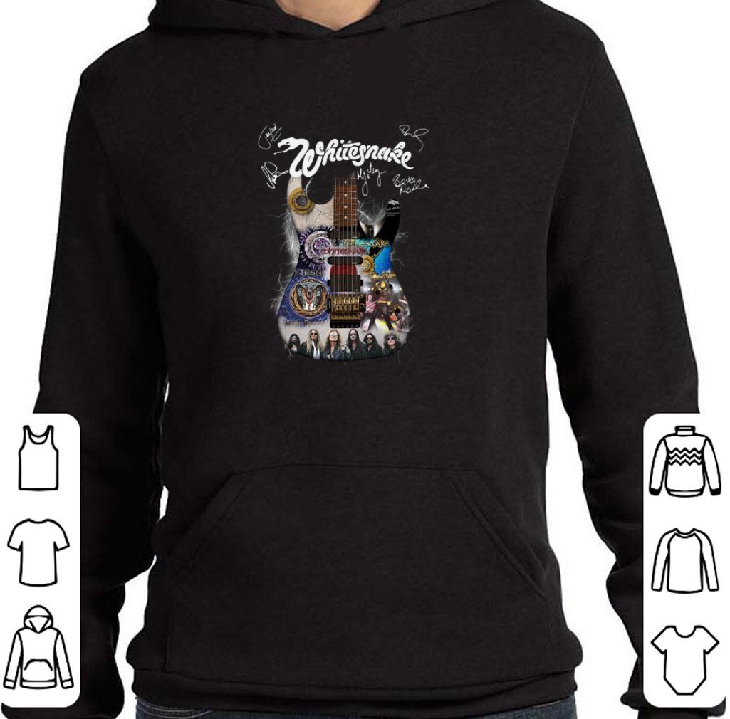 Original Whitesnake all signature guitar shirt